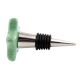 Green Star Crackle Ceramic Wine Bottle Stopper